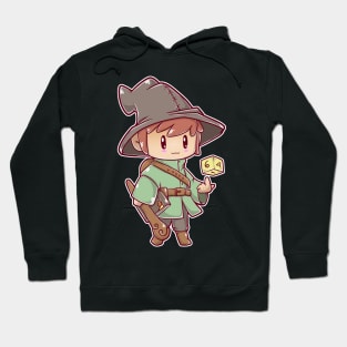 Chibi Wizard Hit Dice Hoodie